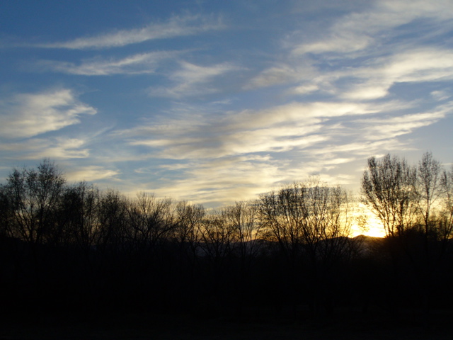Chimay&oacute; sunset