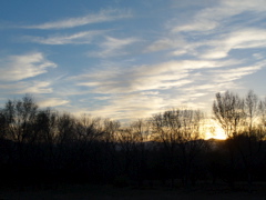 Chimay&oacute; sunset